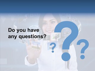 Connection Pushing Map PowerPoint Template