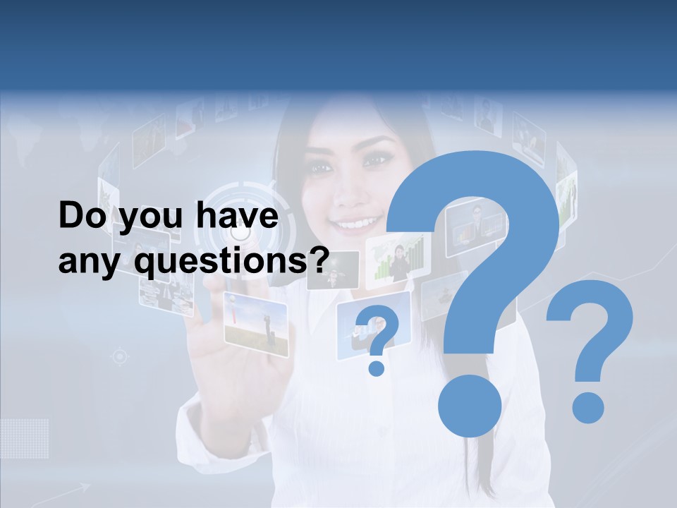 Connection Pushing Map PowerPoint Template