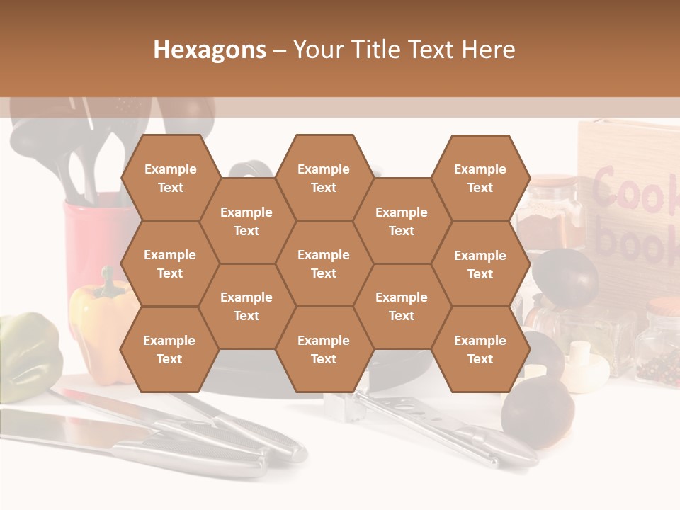 Isolated Spoon Culinary PowerPoint Template