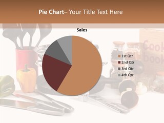 Isolated Spoon Culinary PowerPoint Template