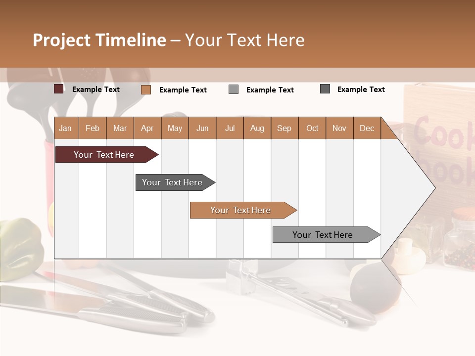 Isolated Spoon Culinary PowerPoint Template