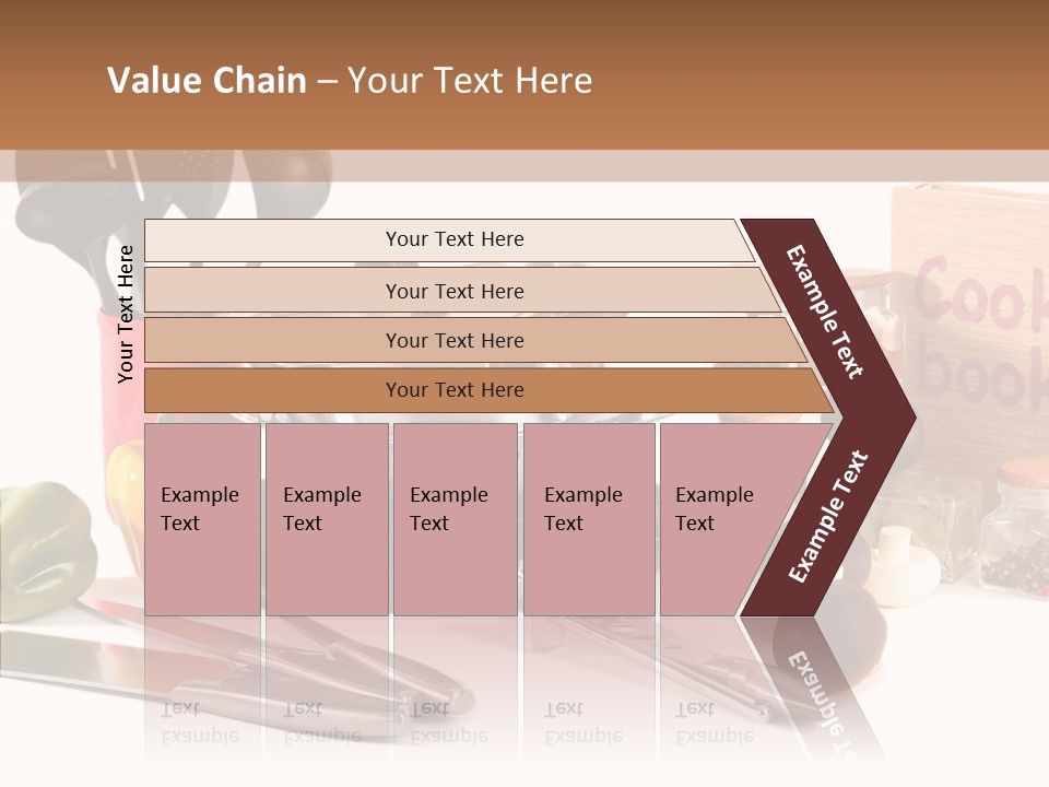 Isolated Spoon Culinary PowerPoint Template