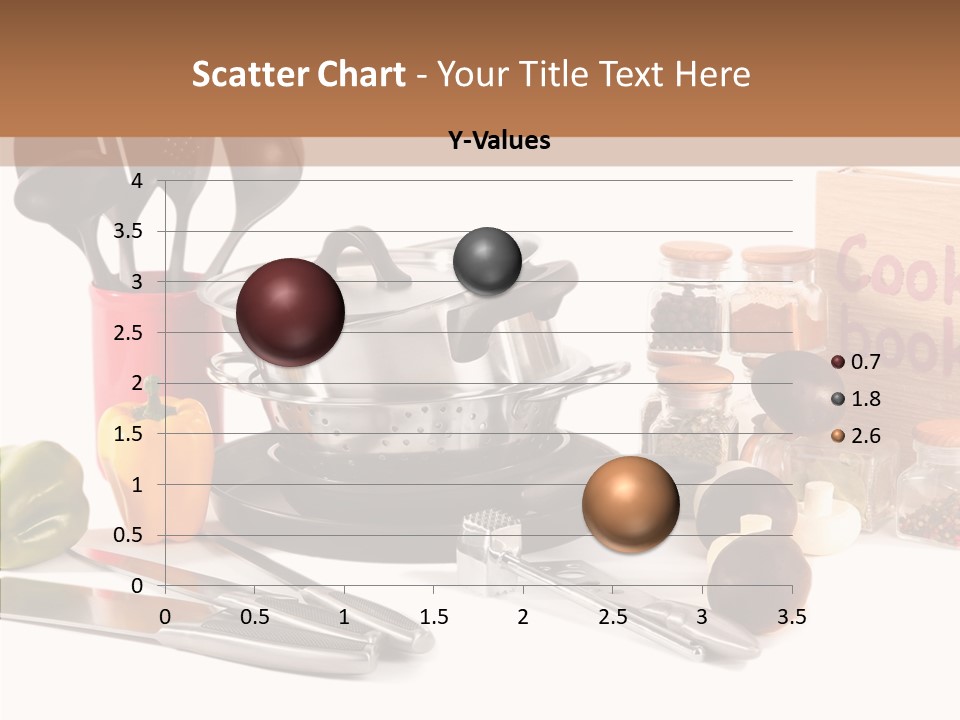 Isolated Spoon Culinary PowerPoint Template