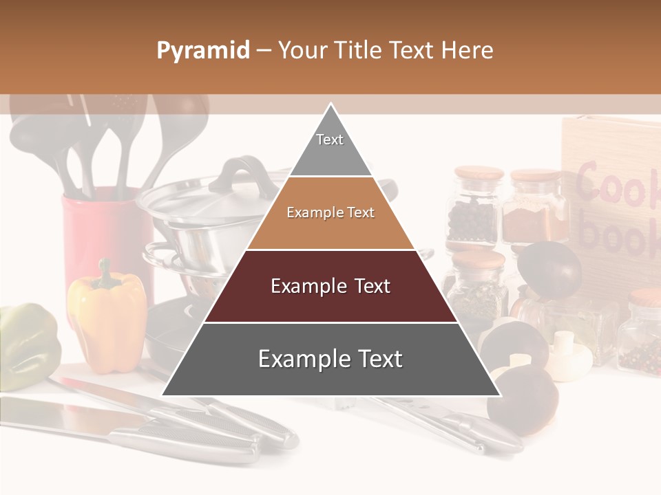 Isolated Spoon Culinary PowerPoint Template