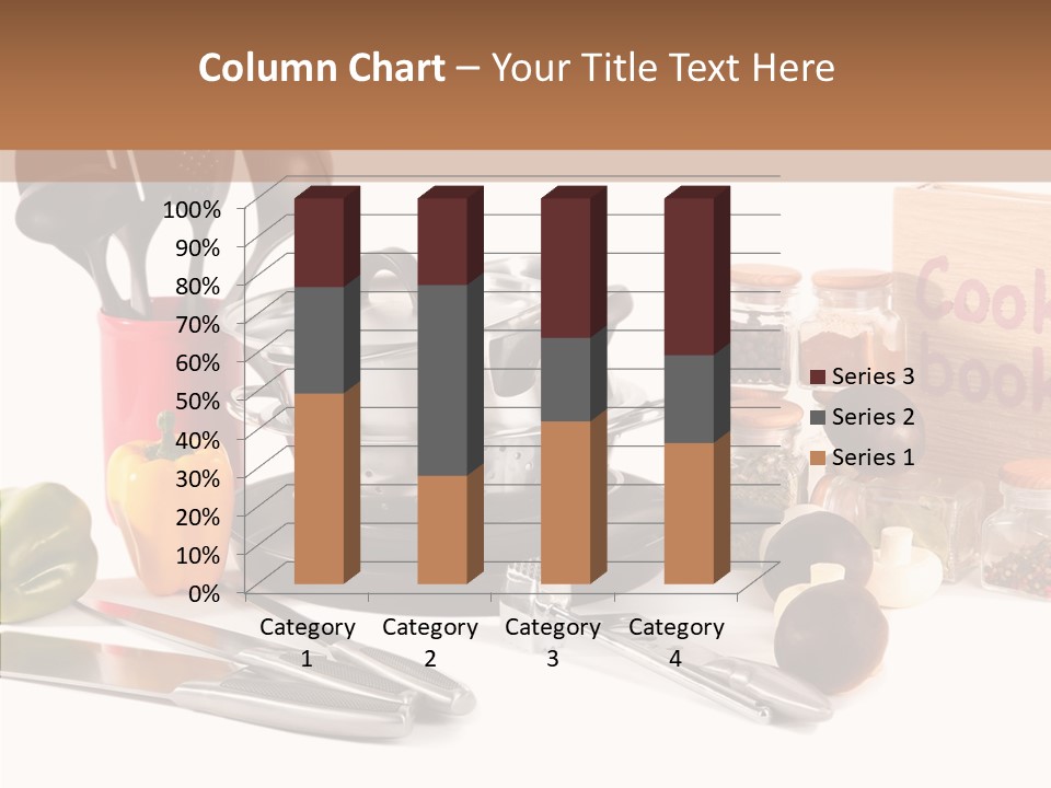 Isolated Spoon Culinary PowerPoint Template
