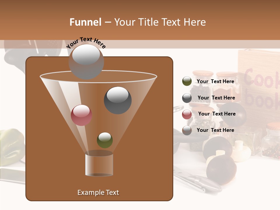 Isolated Spoon Culinary PowerPoint Template