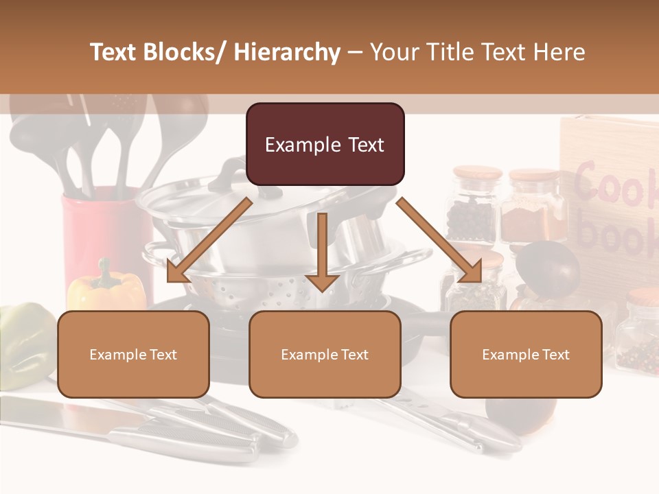 Isolated Spoon Culinary PowerPoint Template