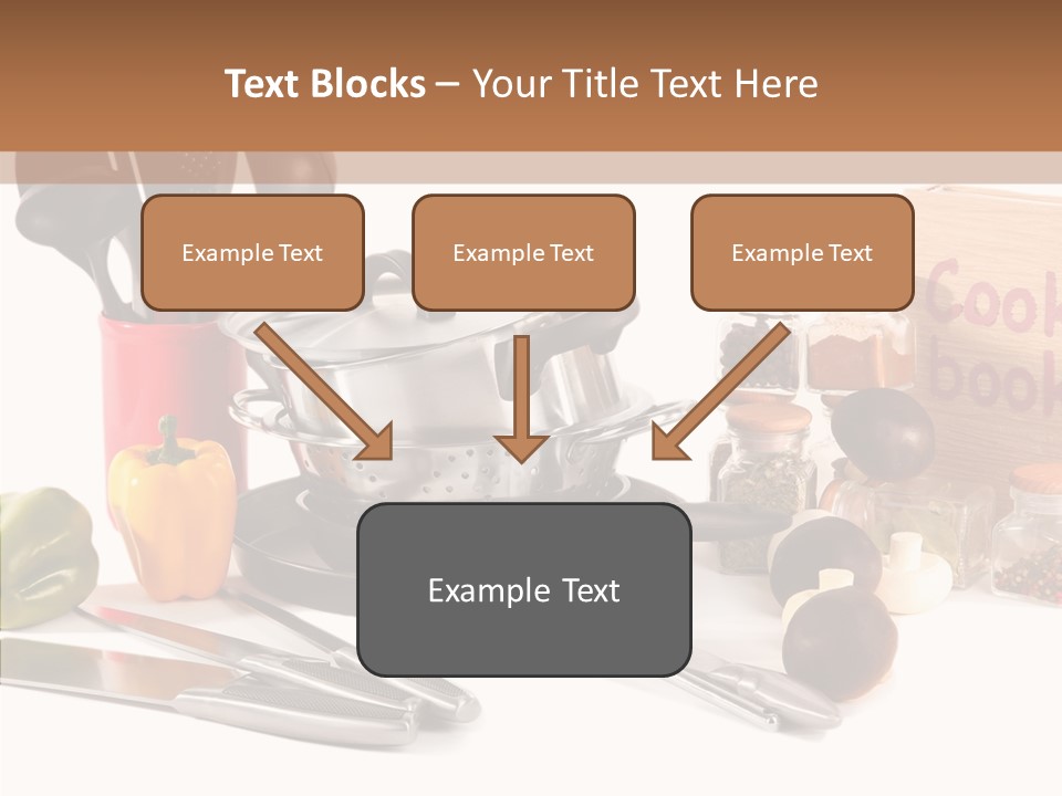 Isolated Spoon Culinary PowerPoint Template