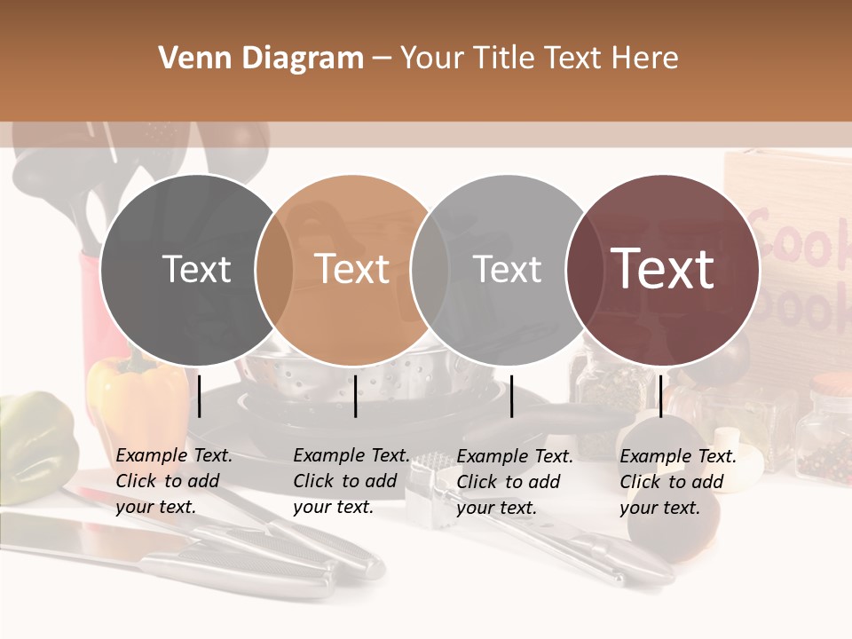Isolated Spoon Culinary PowerPoint Template