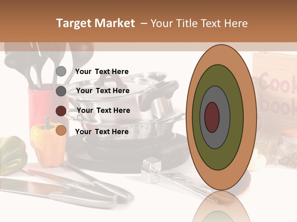 Isolated Spoon Culinary PowerPoint Template