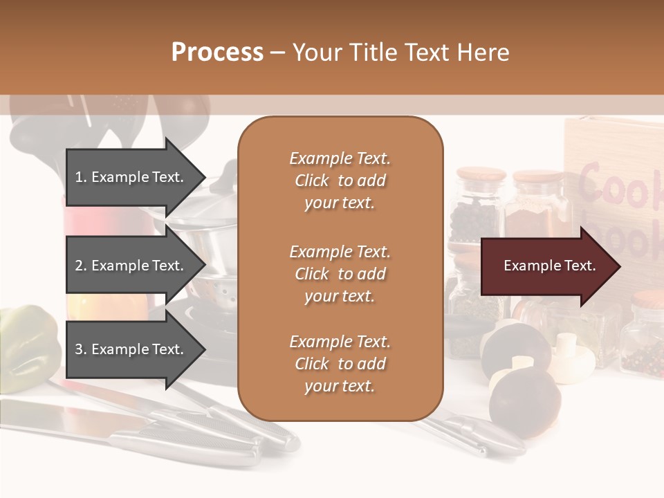 Isolated Spoon Culinary PowerPoint Template