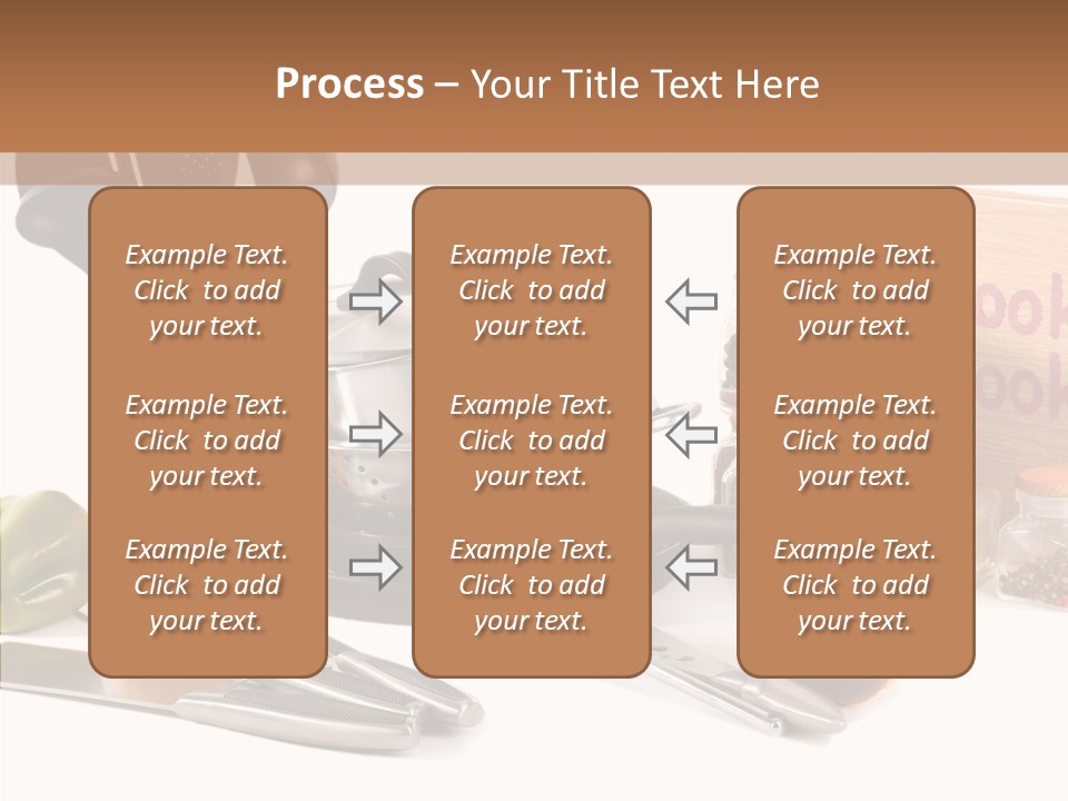 Isolated Spoon Culinary PowerPoint Template