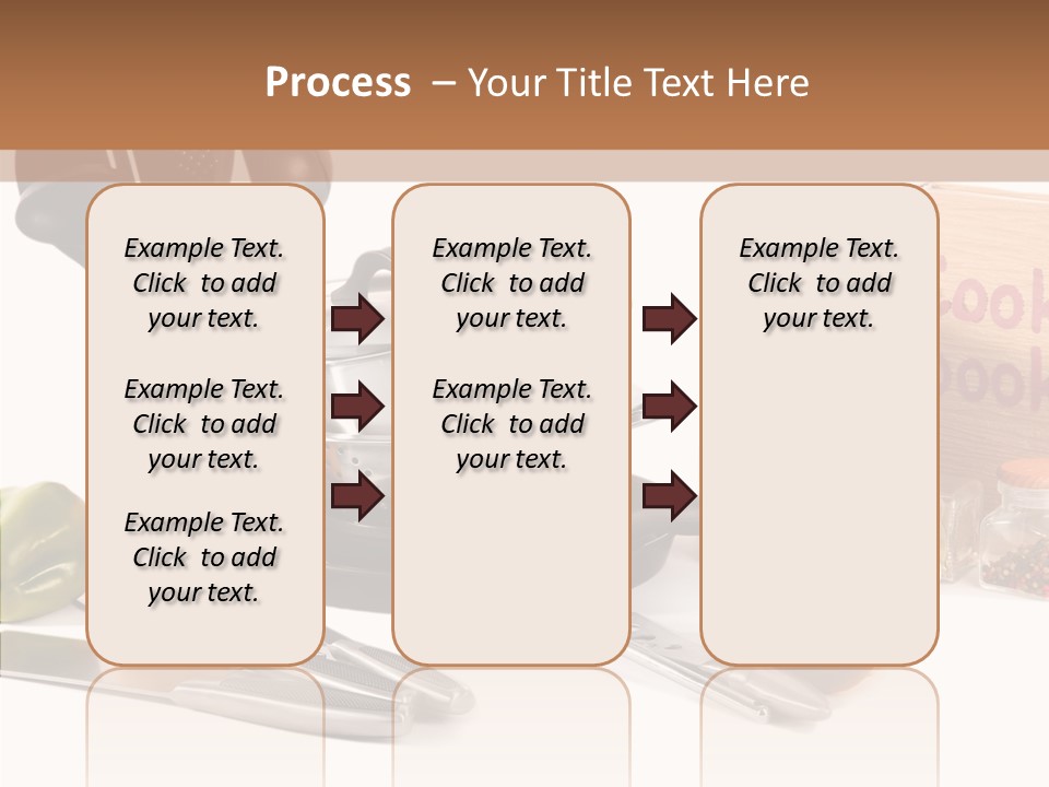 Isolated Spoon Culinary PowerPoint Template