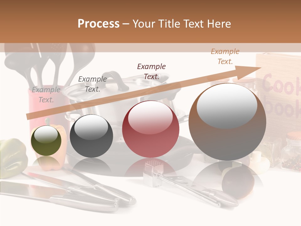 Isolated Spoon Culinary PowerPoint Template