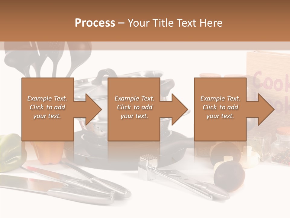 Isolated Spoon Culinary PowerPoint Template