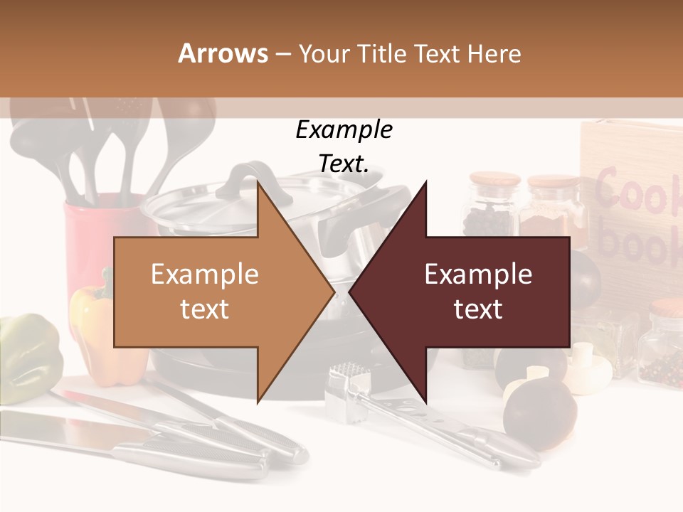 Isolated Spoon Culinary PowerPoint Template