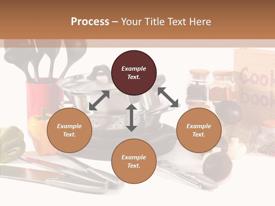 Isolated Spoon Culinary PowerPoint Template