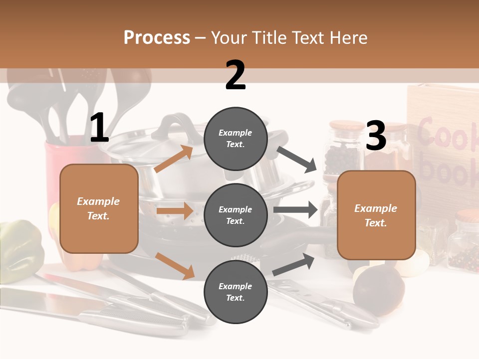 Isolated Spoon Culinary PowerPoint Template