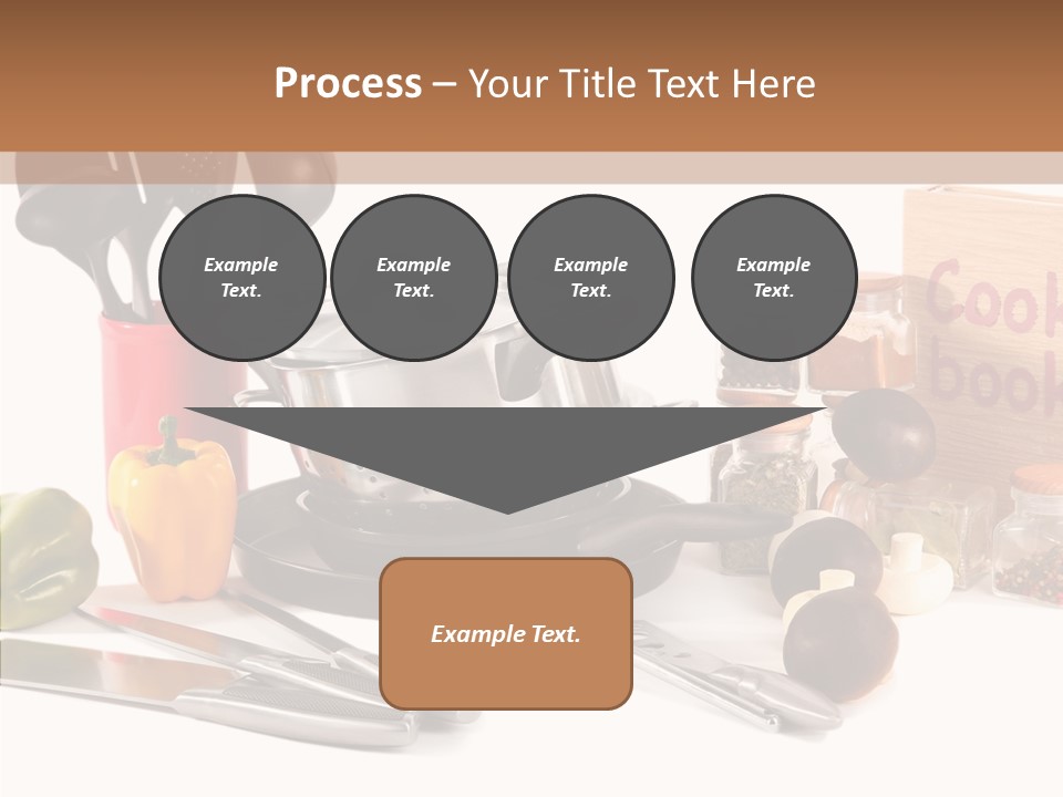 Isolated Spoon Culinary PowerPoint Template