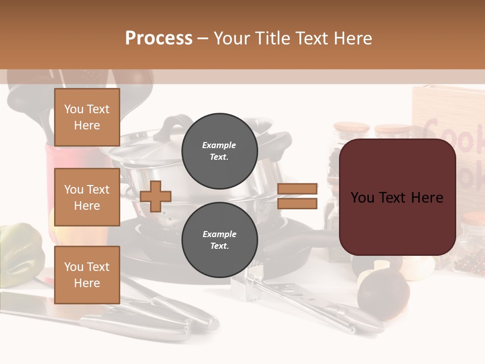 Isolated Spoon Culinary PowerPoint Template
