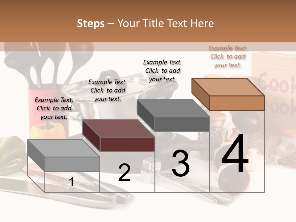 Isolated Spoon Culinary PowerPoint Template