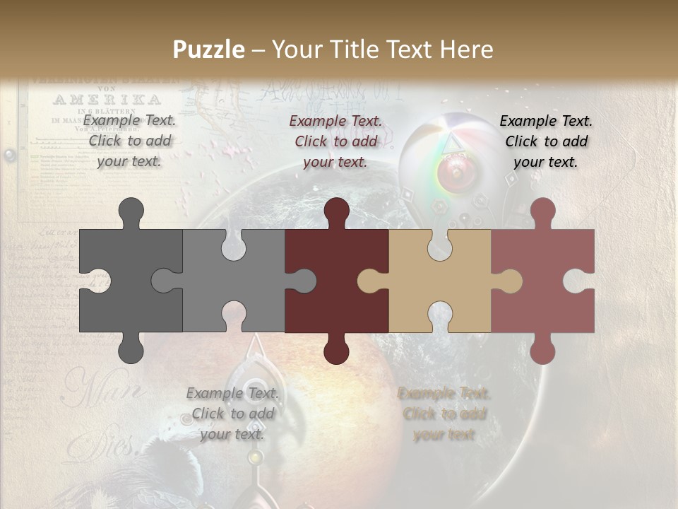 Mysterious Abstract Dream PowerPoint Template