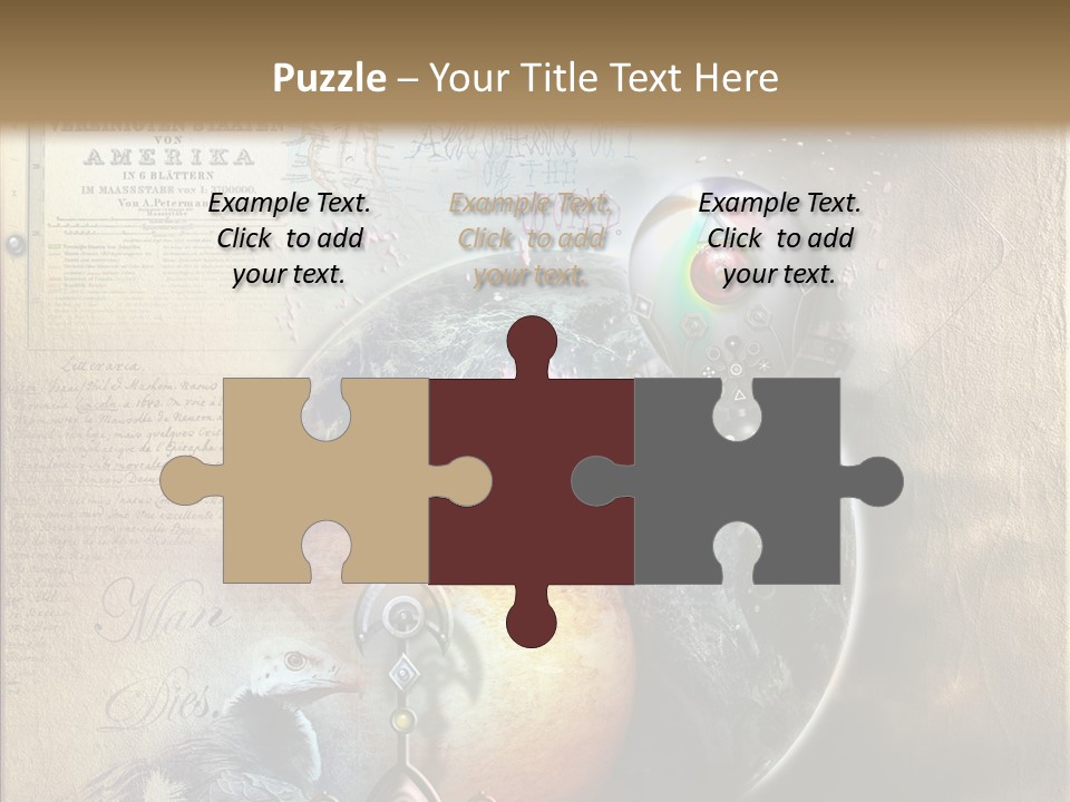 Mysterious Abstract Dream PowerPoint Template