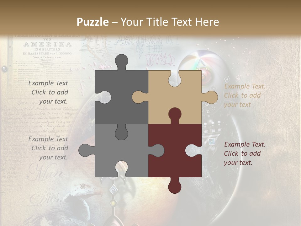 Mysterious Abstract Dream PowerPoint Template