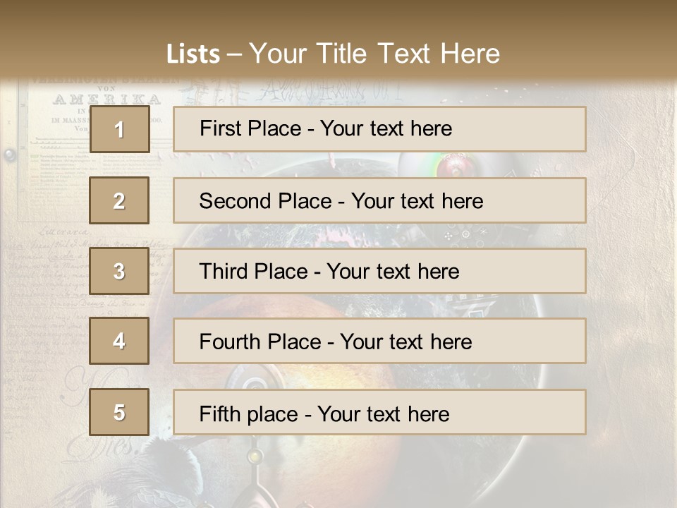 Mysterious Abstract Dream PowerPoint Template
