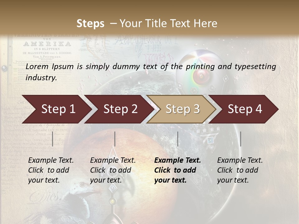 Mysterious Abstract Dream PowerPoint Template
