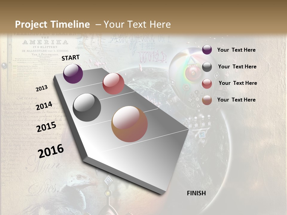 Mysterious Abstract Dream PowerPoint Template