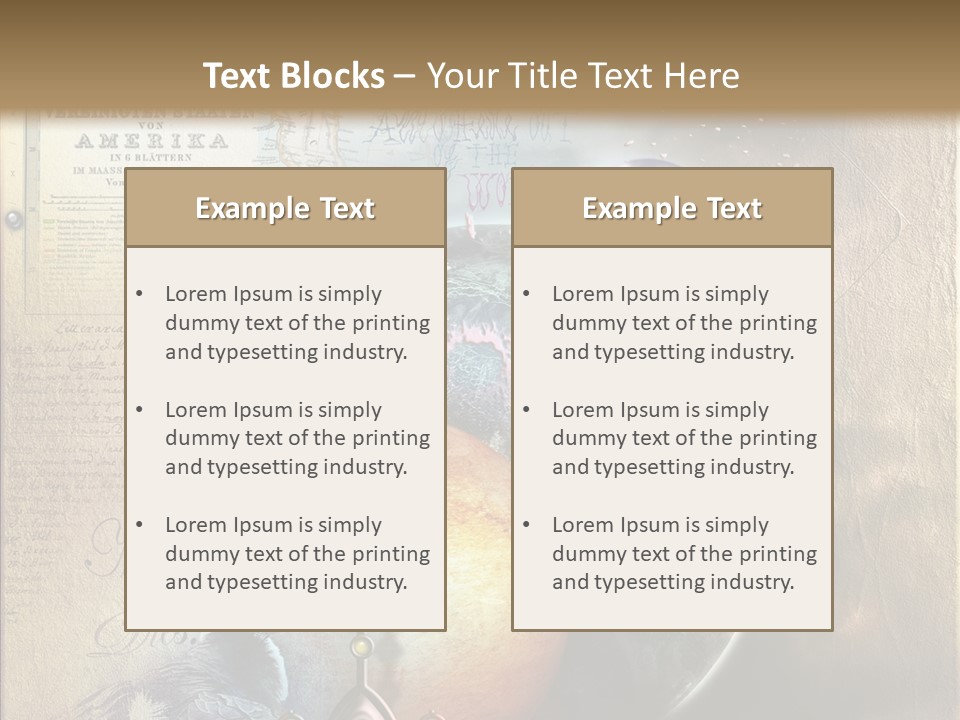 Mysterious Abstract Dream PowerPoint Template