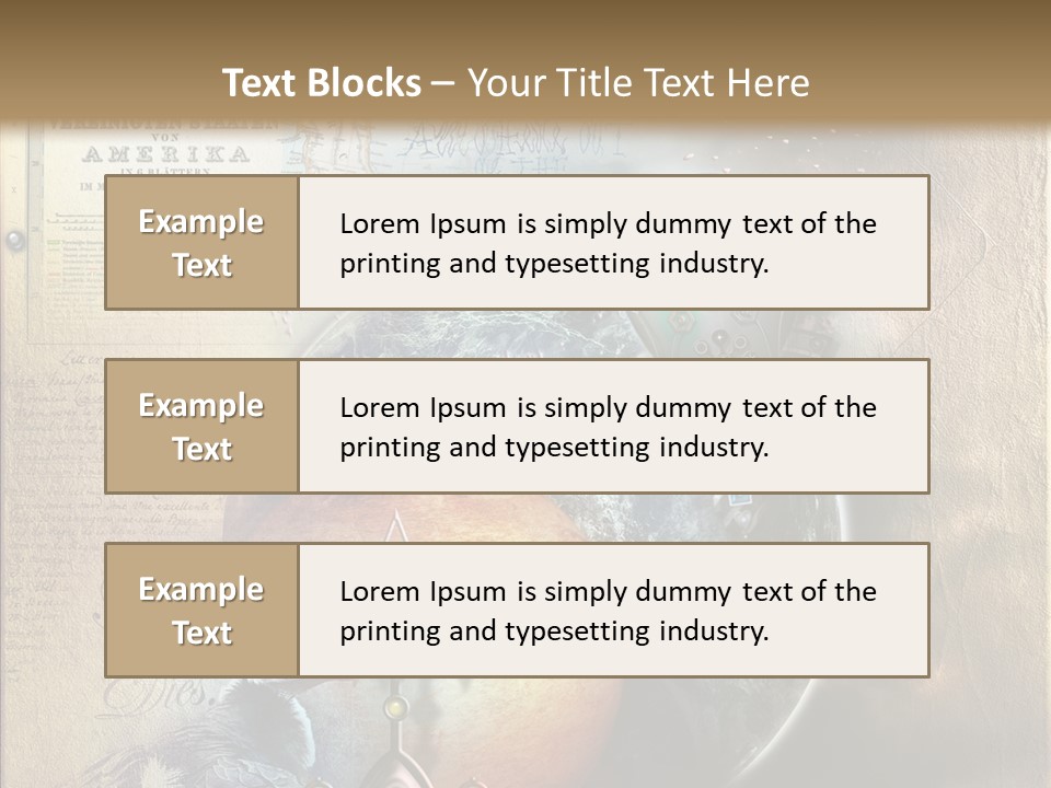 Mysterious Abstract Dream PowerPoint Template