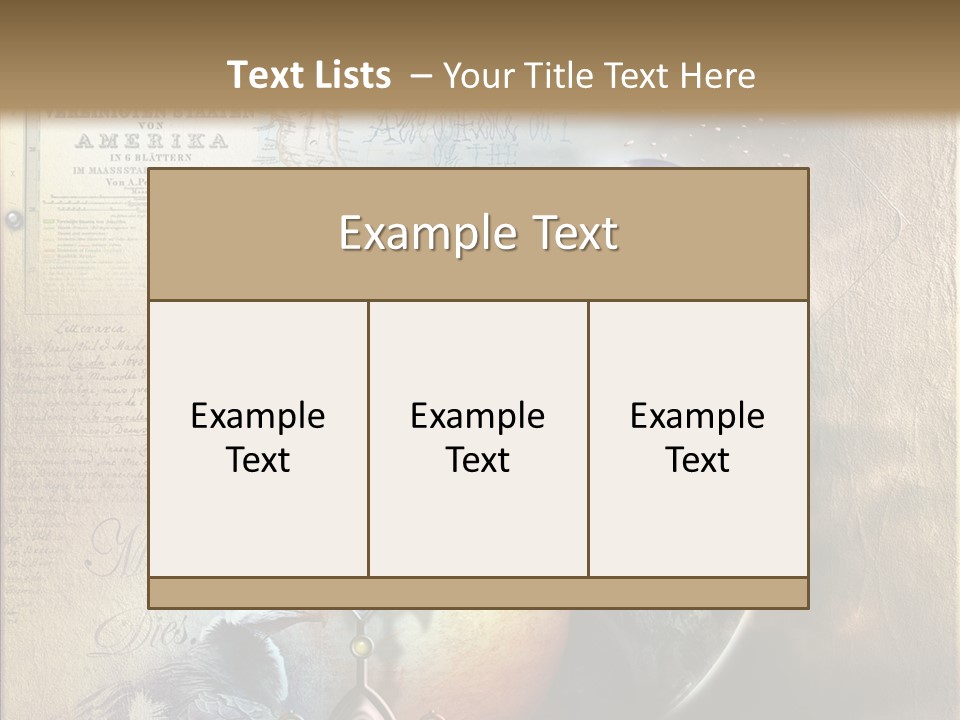 Mysterious Abstract Dream PowerPoint Template