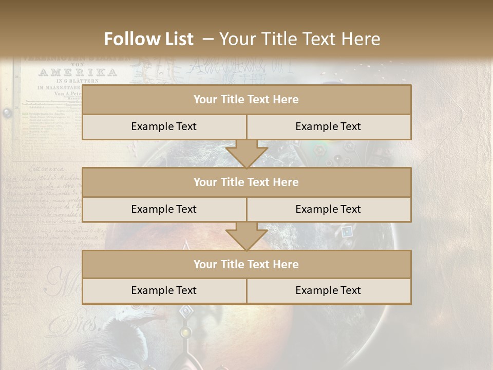 Mysterious Abstract Dream PowerPoint Template