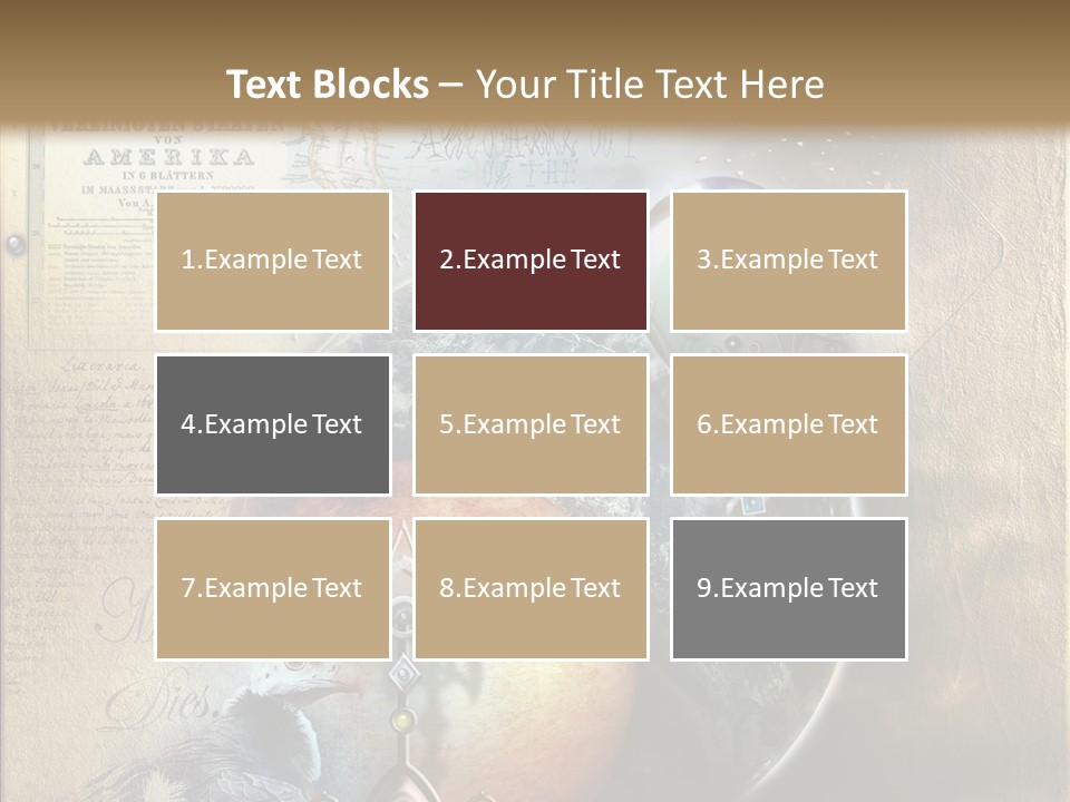 Mysterious Abstract Dream PowerPoint Template