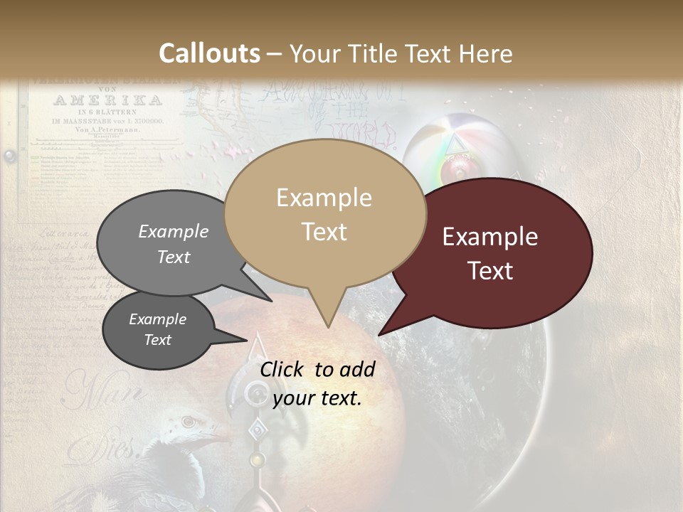 Mysterious Abstract Dream PowerPoint Template