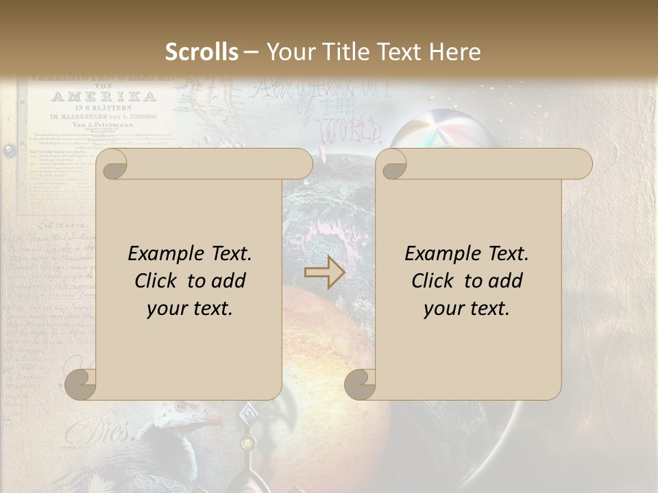 Mysterious Abstract Dream PowerPoint Template