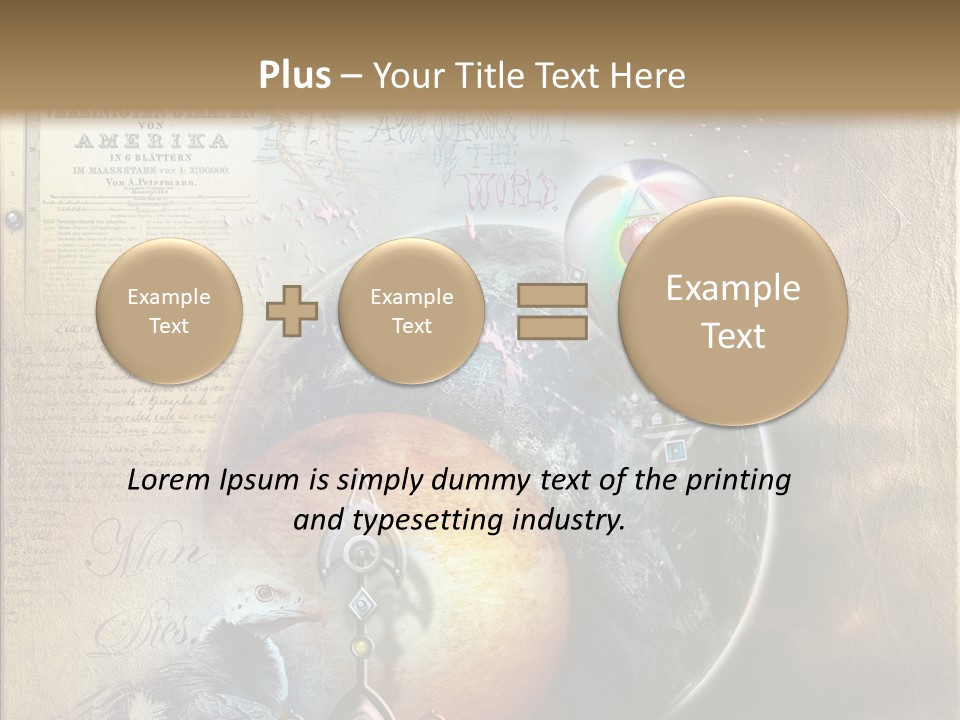 Mysterious Abstract Dream PowerPoint Template