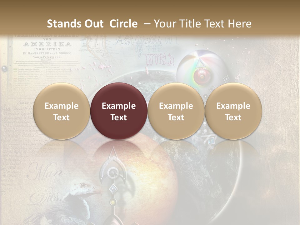 Mysterious Abstract Dream PowerPoint Template