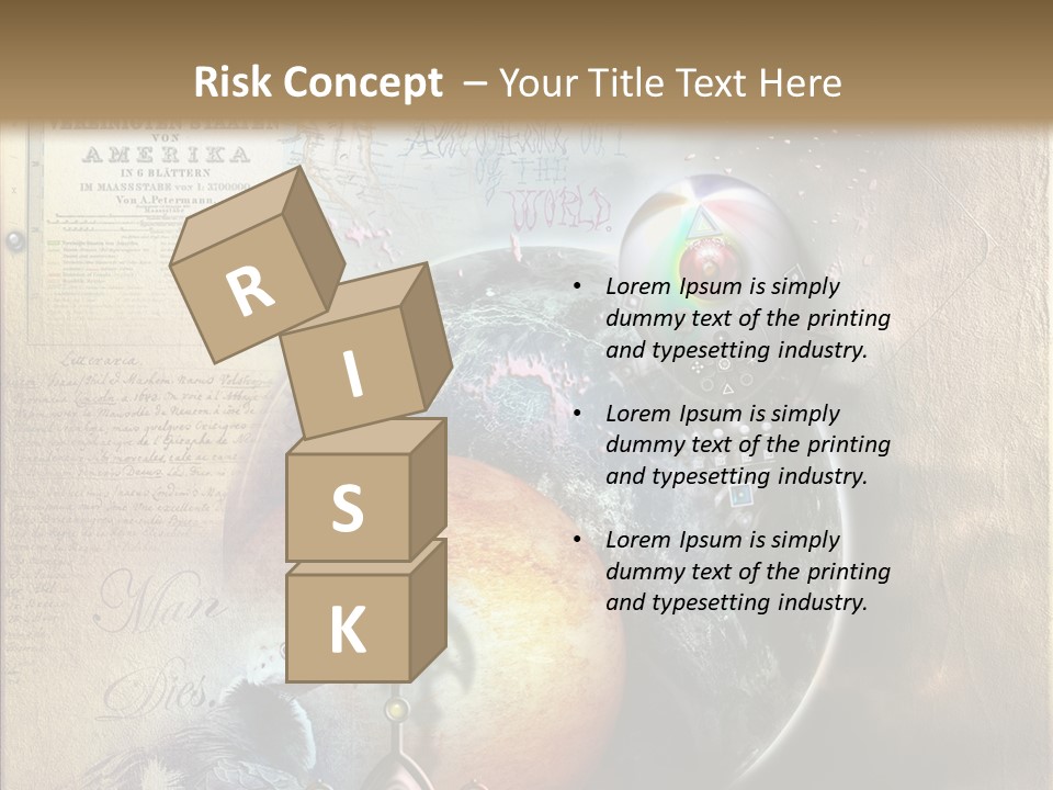 Mysterious Abstract Dream PowerPoint Template