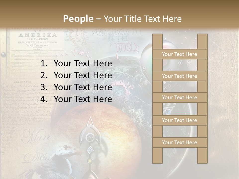 Mysterious Abstract Dream PowerPoint Template