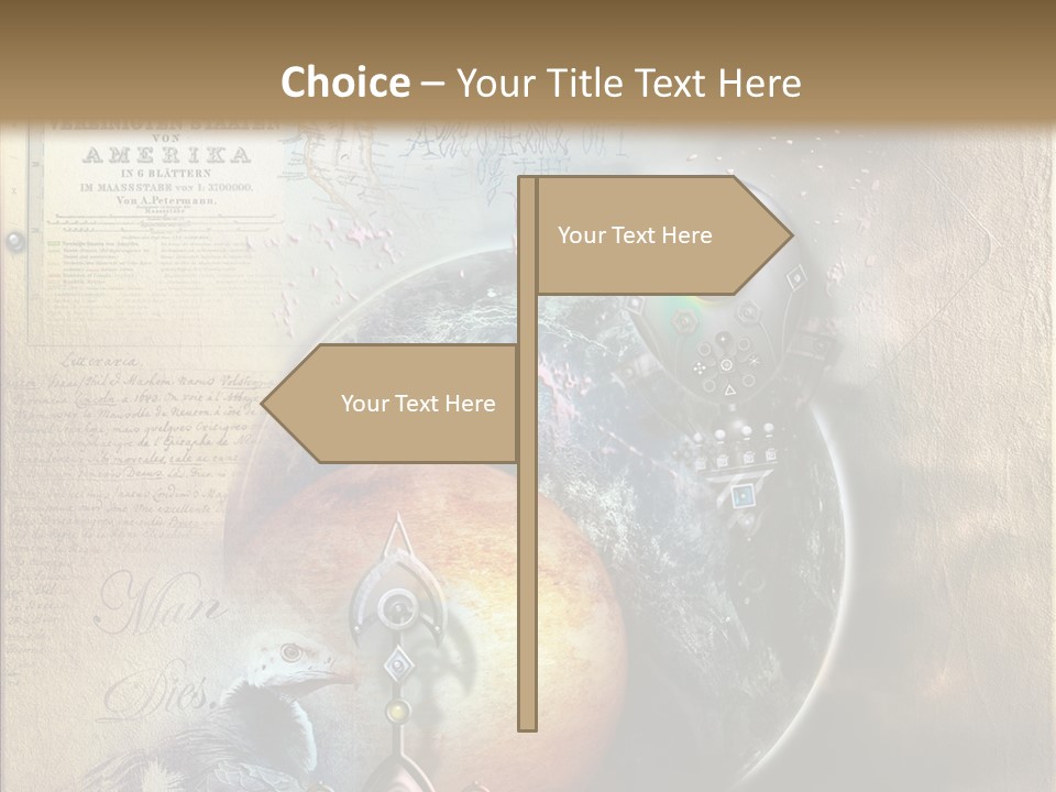 Mysterious Abstract Dream PowerPoint Template