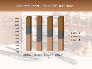 Isolated Spoon Cookbook PowerPoint Template