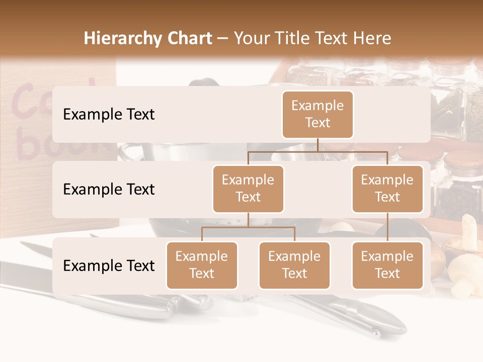 Isolated Spoon Cookbook PowerPoint Template