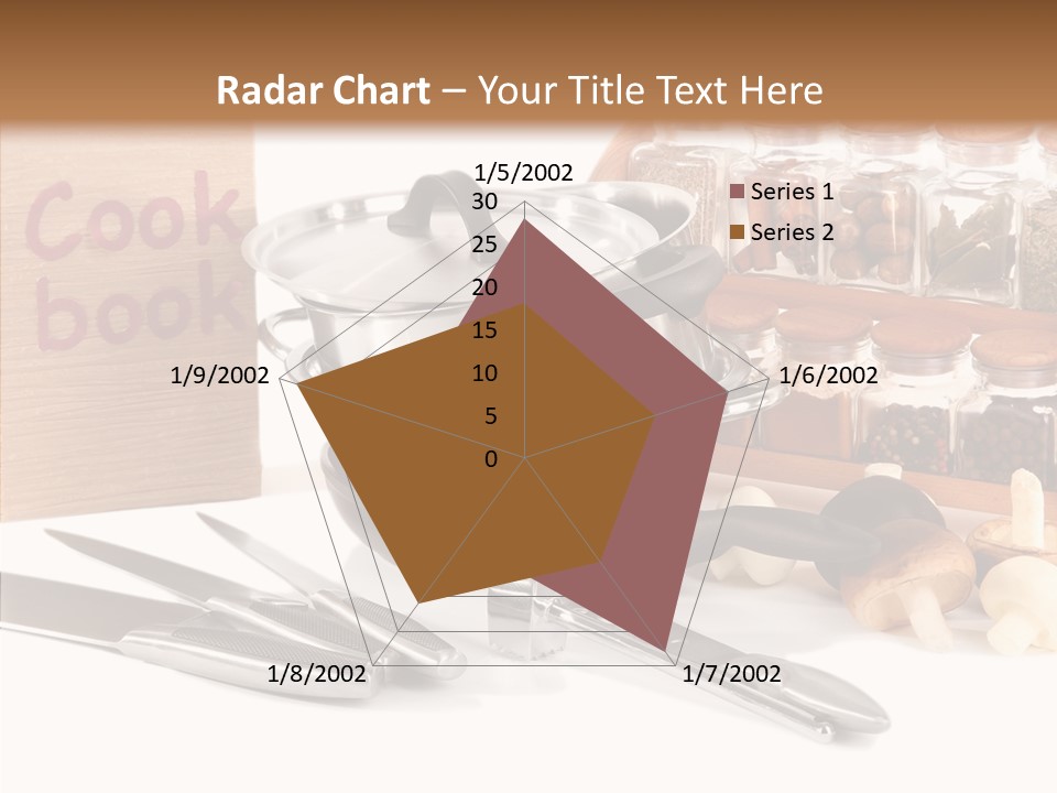 Isolated Spoon Cookbook PowerPoint Template