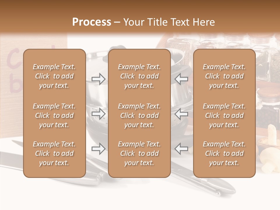 Isolated Spoon Cookbook PowerPoint Template