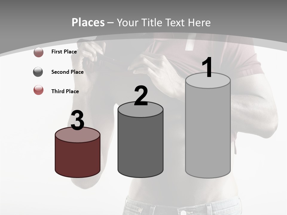 Sexy Male Man PowerPoint Template