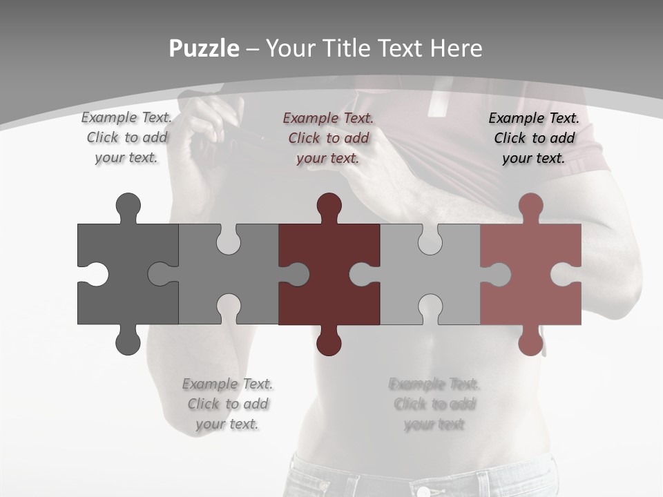 Sexy Male Man PowerPoint Template