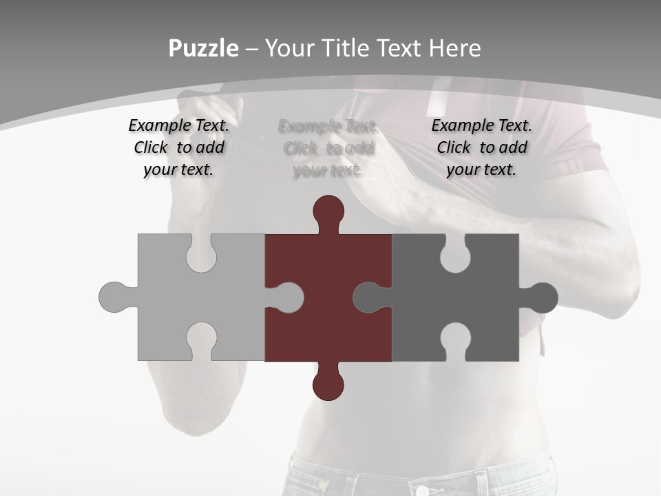 Sexy Male Man PowerPoint Template